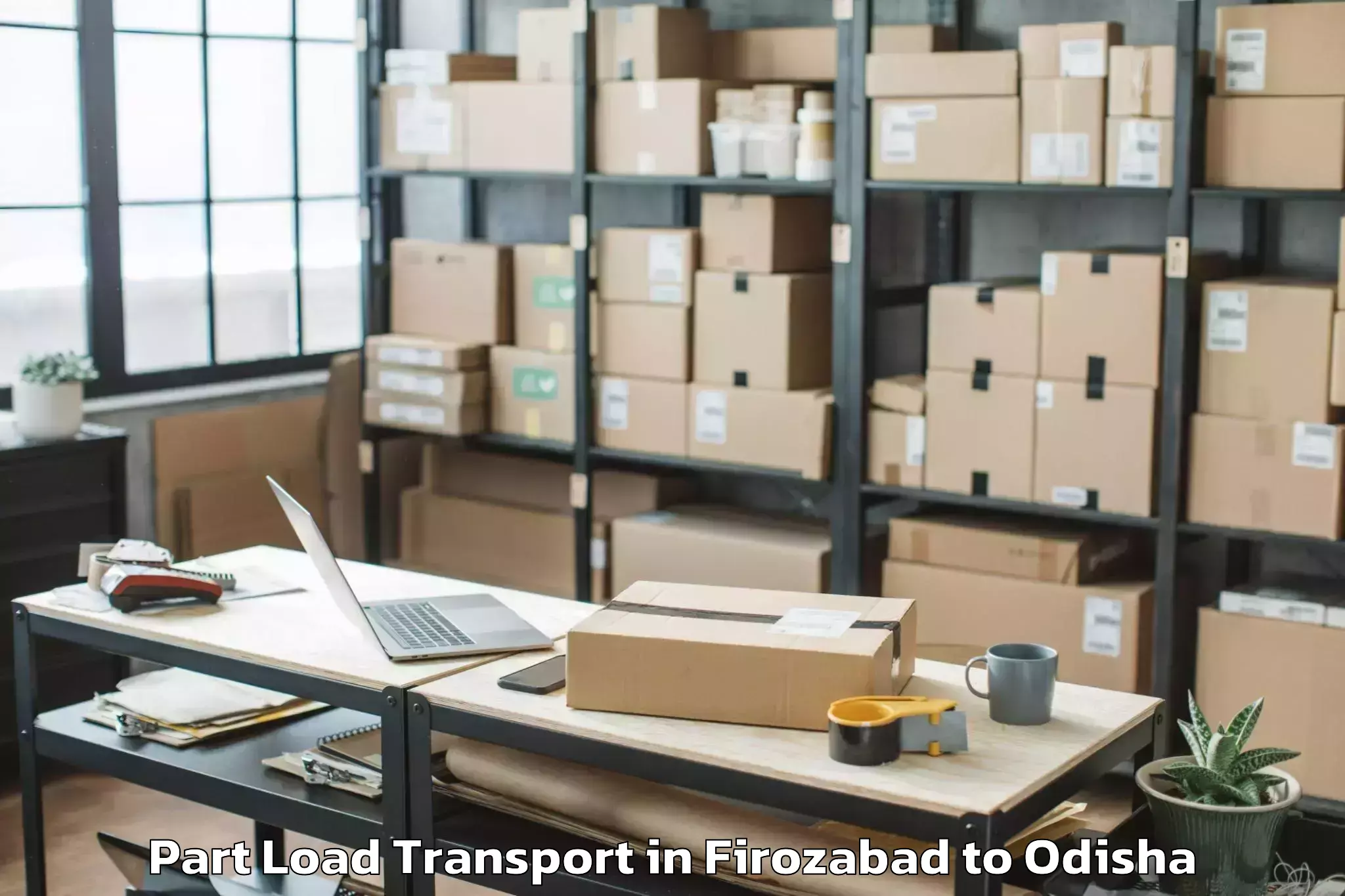 Hassle-Free Firozabad to Gudari Part Load Transport